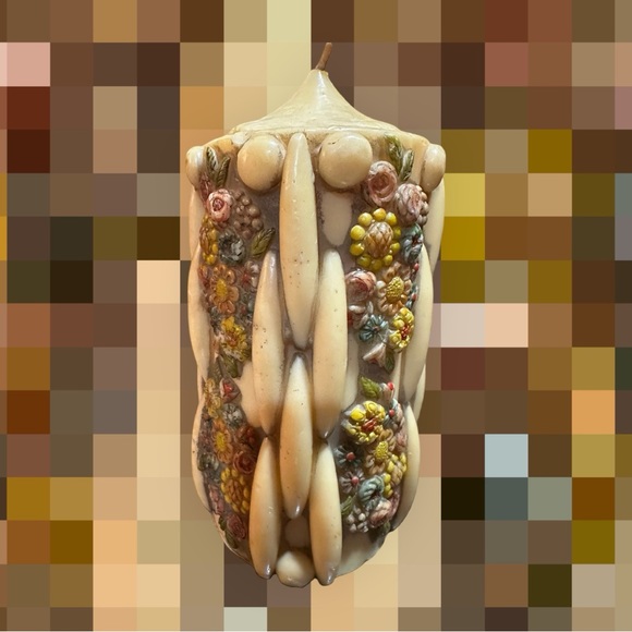 Walldurn Baden Vintage Johan Gunter Eternity Candle Floral - Picture 3 of 15